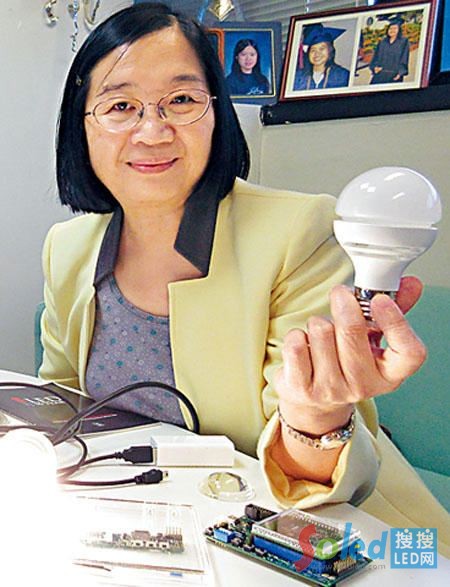 香港科大學者研發新LED燈泡
