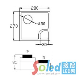 S14B-CC芯片 LED芯片 華燦光電